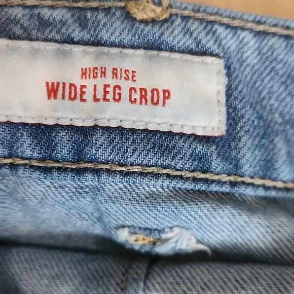 Lucky Brand High Rise Wide Leg Crop - Picture 6 of 6
